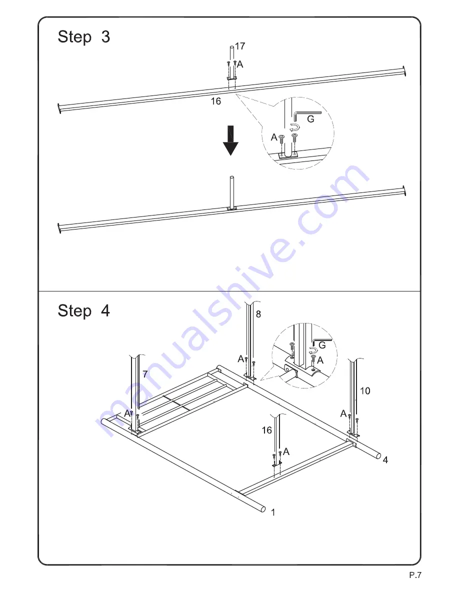 Walker Edison BTODSP Скачать руководство пользователя страница 7