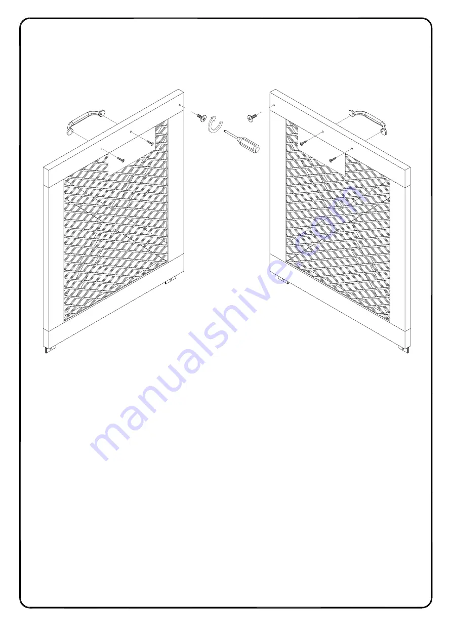 Walker Edison BU44ABMD Assembly Instructions Manual Download Page 19