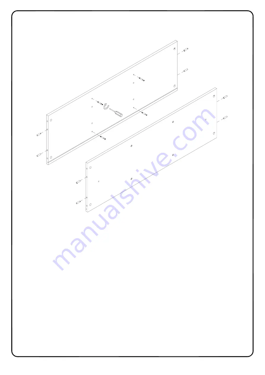 Walker Edison BU48RAD3D Assembly Instructions Manual Download Page 5