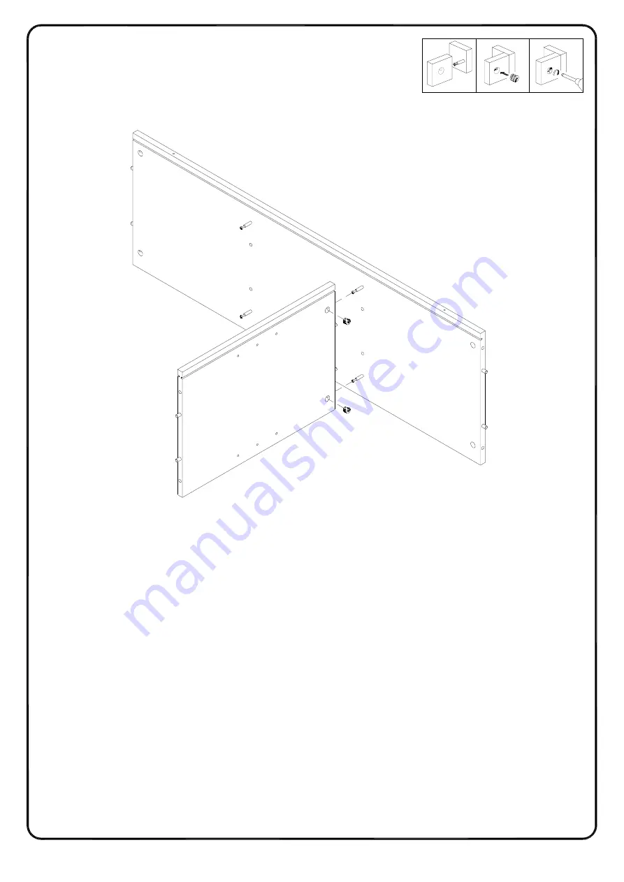 Walker Edison BU48RAD3D Assembly Instructions Manual Download Page 7