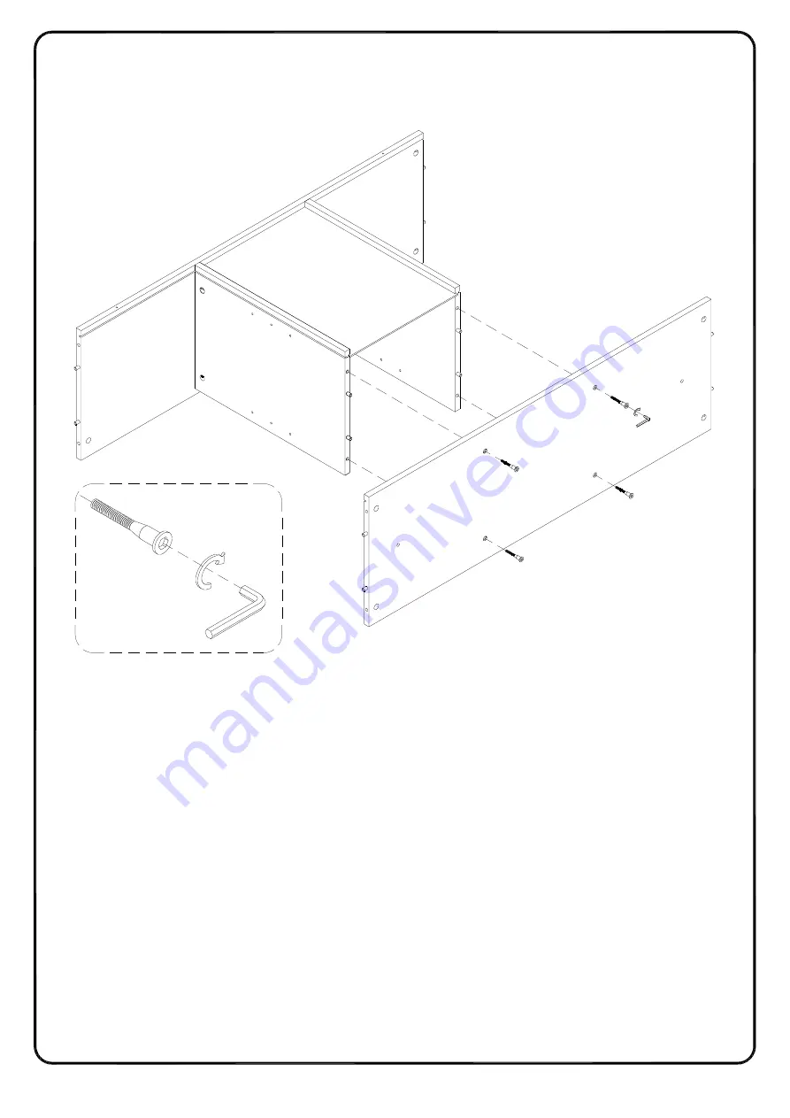 Walker Edison BU48RAD3D Assembly Instructions Manual Download Page 10