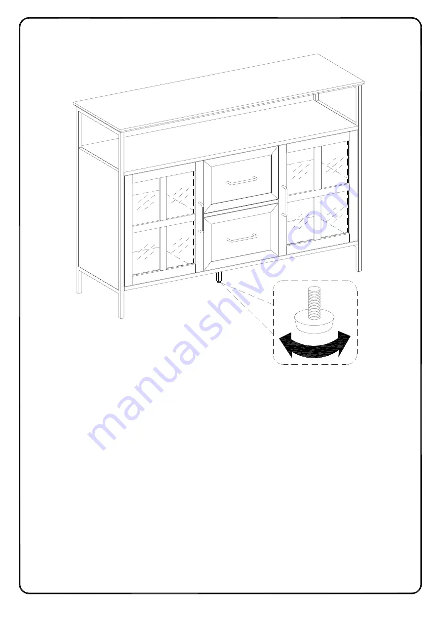 Walker Edison BU48RAD3D Assembly Instructions Manual Download Page 25