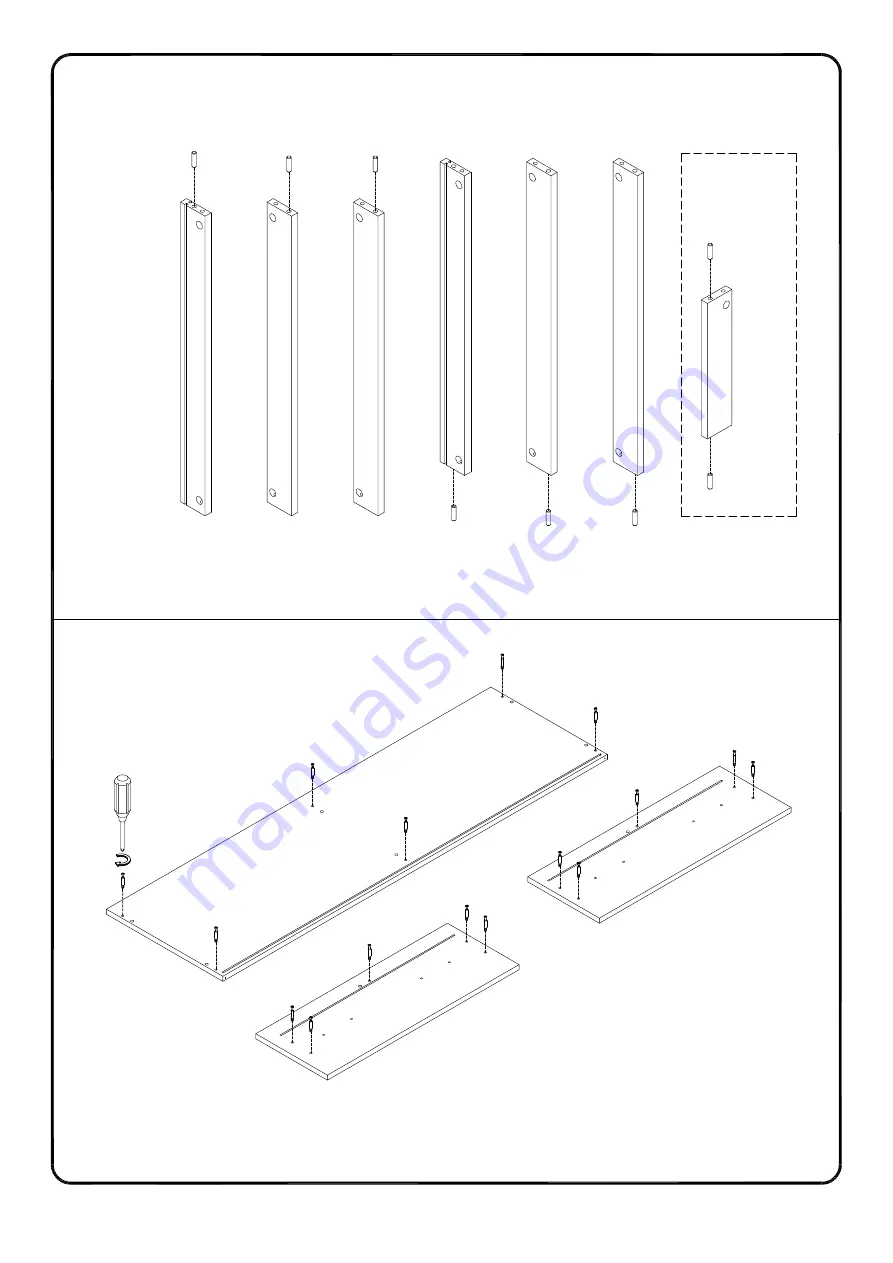 Walker Edison BU52SV6D Assembly Instructions Manual Download Page 7