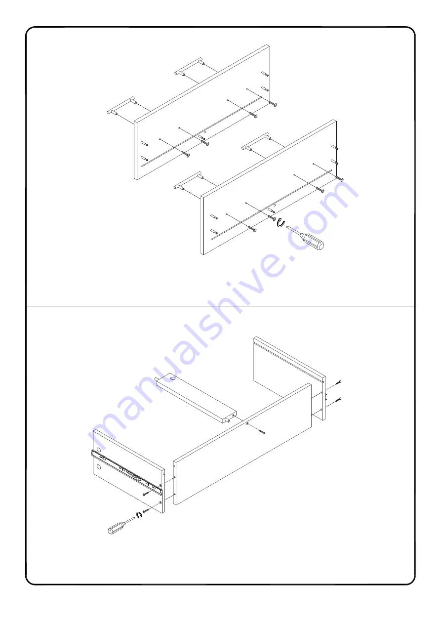 Walker Edison BU52SV6D Assembly Instructions Manual Download Page 13