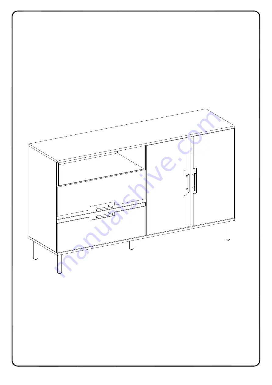 Walker Edison BU56KIN2DD Assembly Instructions Manual Download Page 28