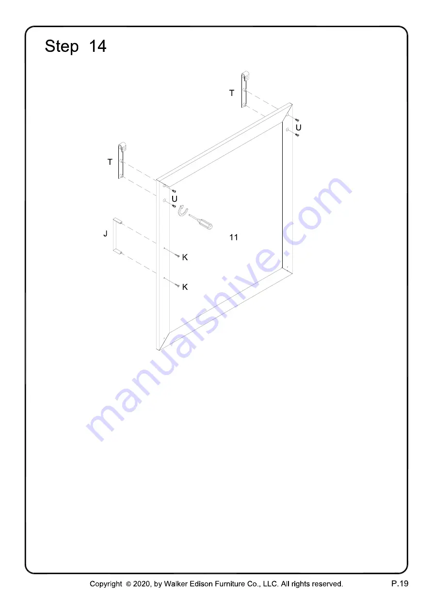 Walker Edison BU56SBD3DR Скачать руководство пользователя страница 19