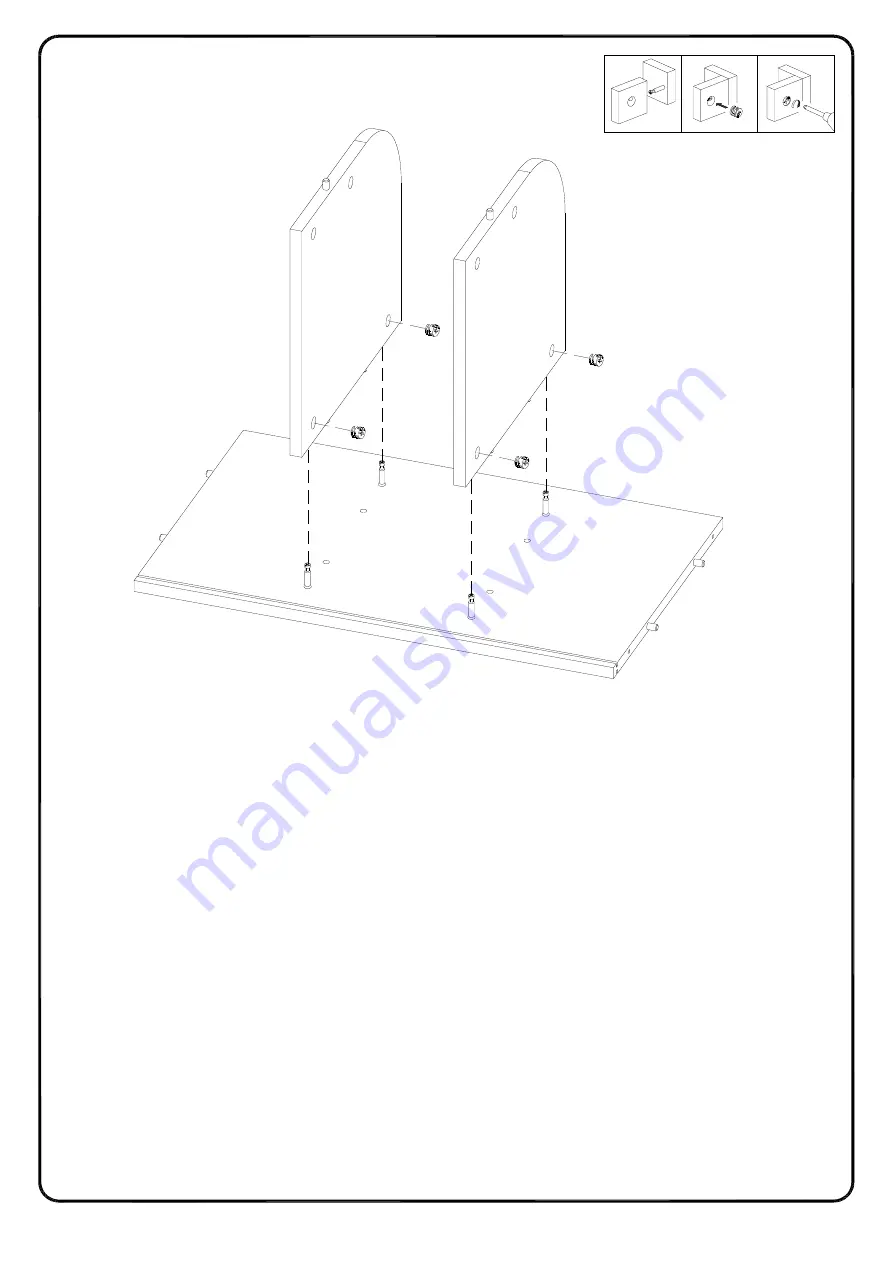 Walker Edison BU58FRAN2D Assembly Instructions Manual Download Page 13