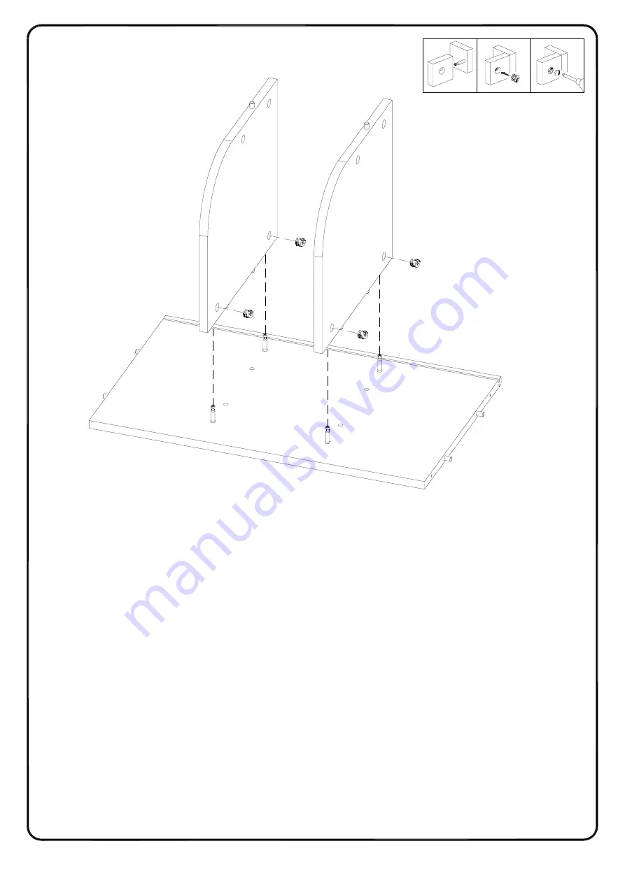 Walker Edison BU58FRAN2D Assembly Instructions Manual Download Page 14