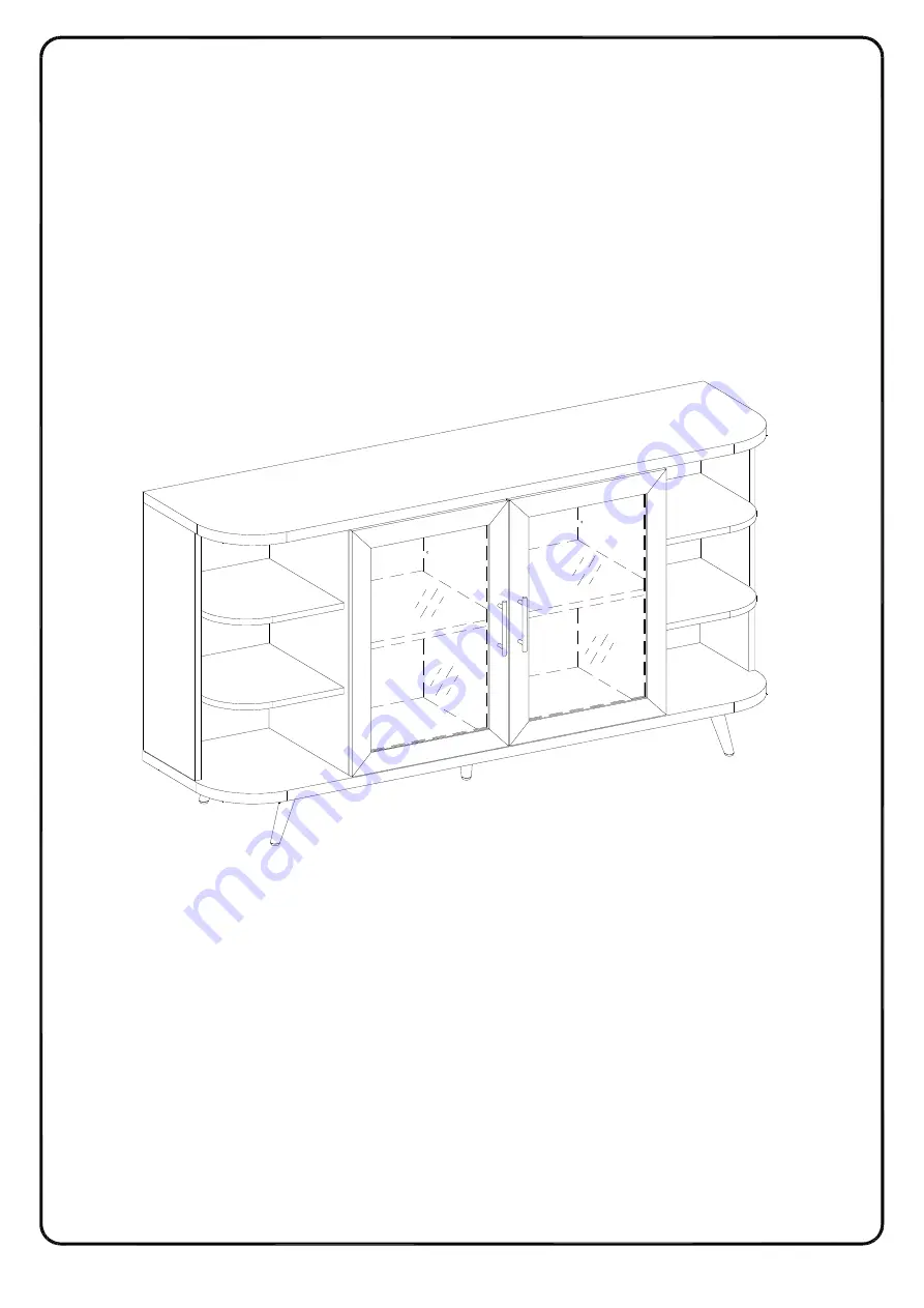 Walker Edison BU58FRAN2D Assembly Instructions Manual Download Page 30