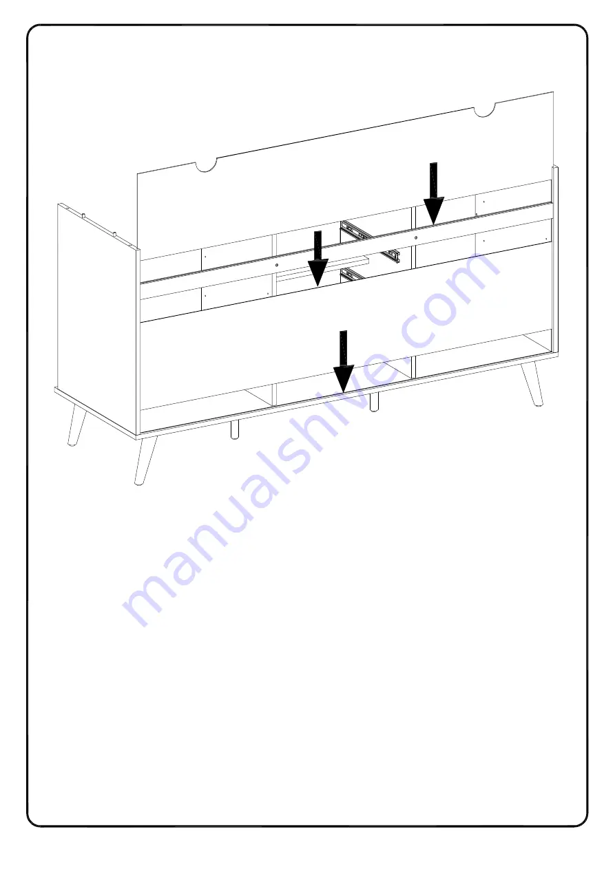 Walker Edison BU59HAV4DR Assembly Instructions Manual Download Page 16