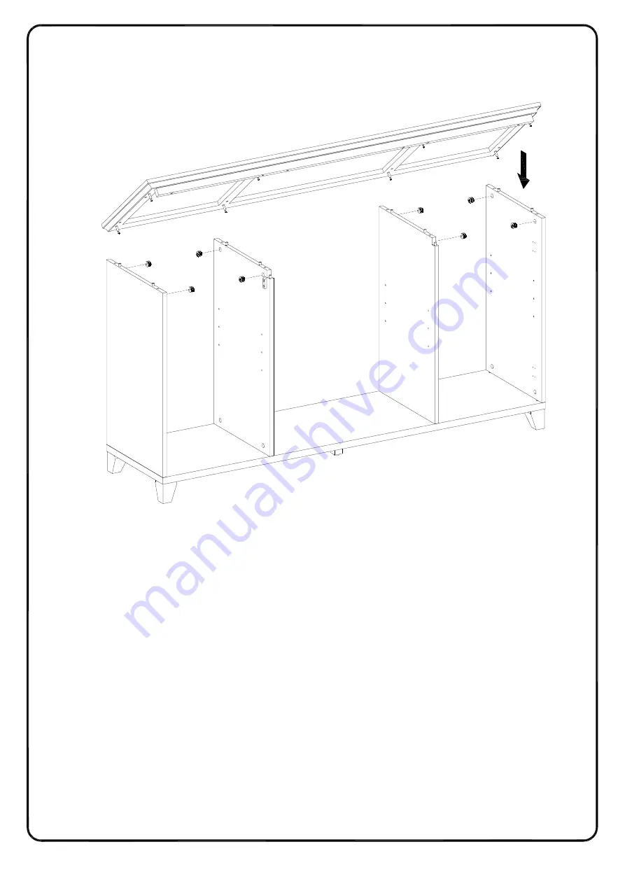 Walker Edison BU60FAYFW Assembly Instructions Manual Download Page 18