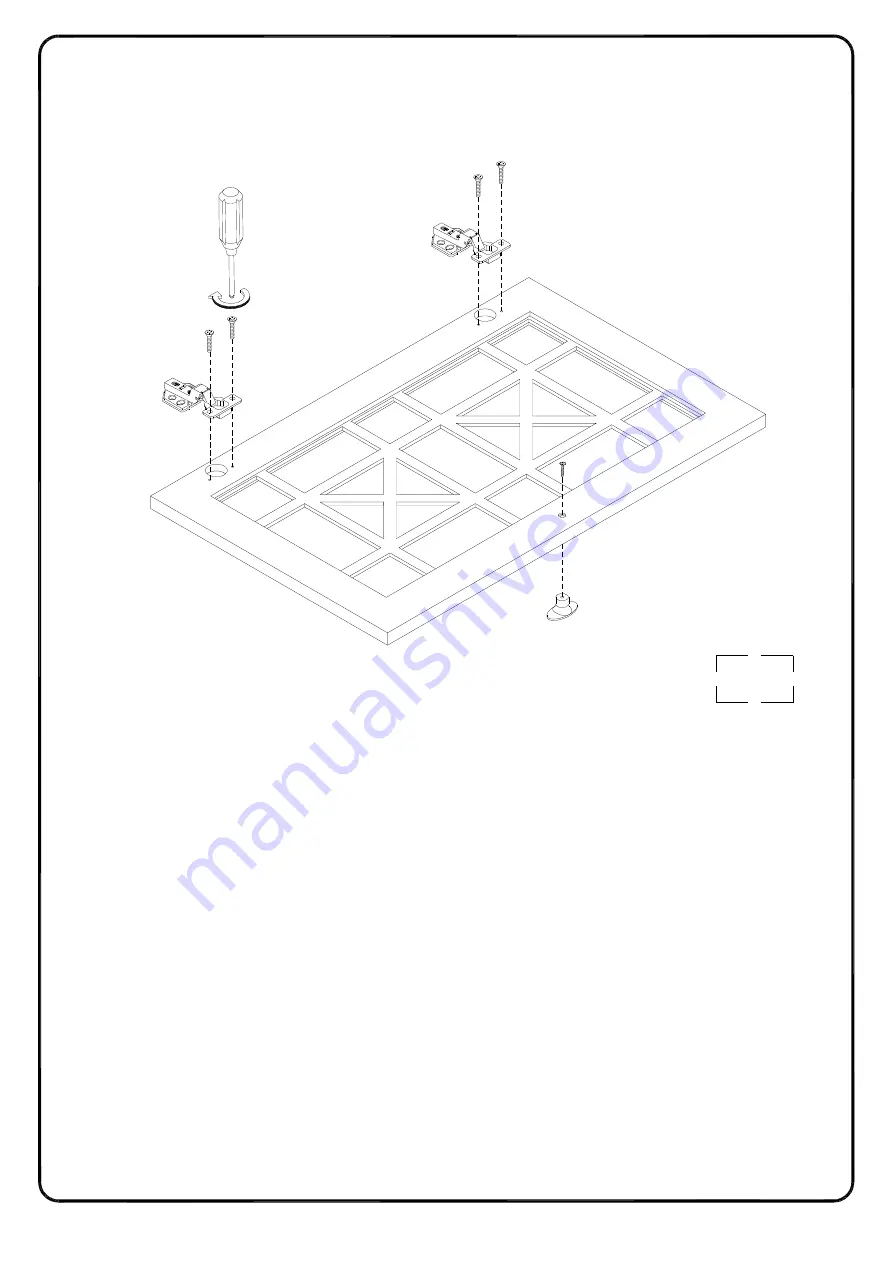 Walker Edison BU60FAYFW Assembly Instructions Manual Download Page 23