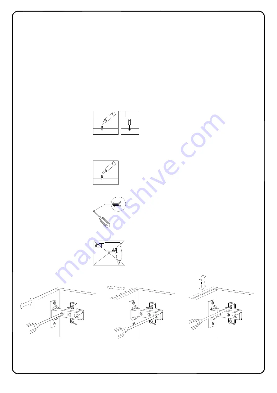 Walker Edison BU60LANFW Assembly Instructions Manual Download Page 2