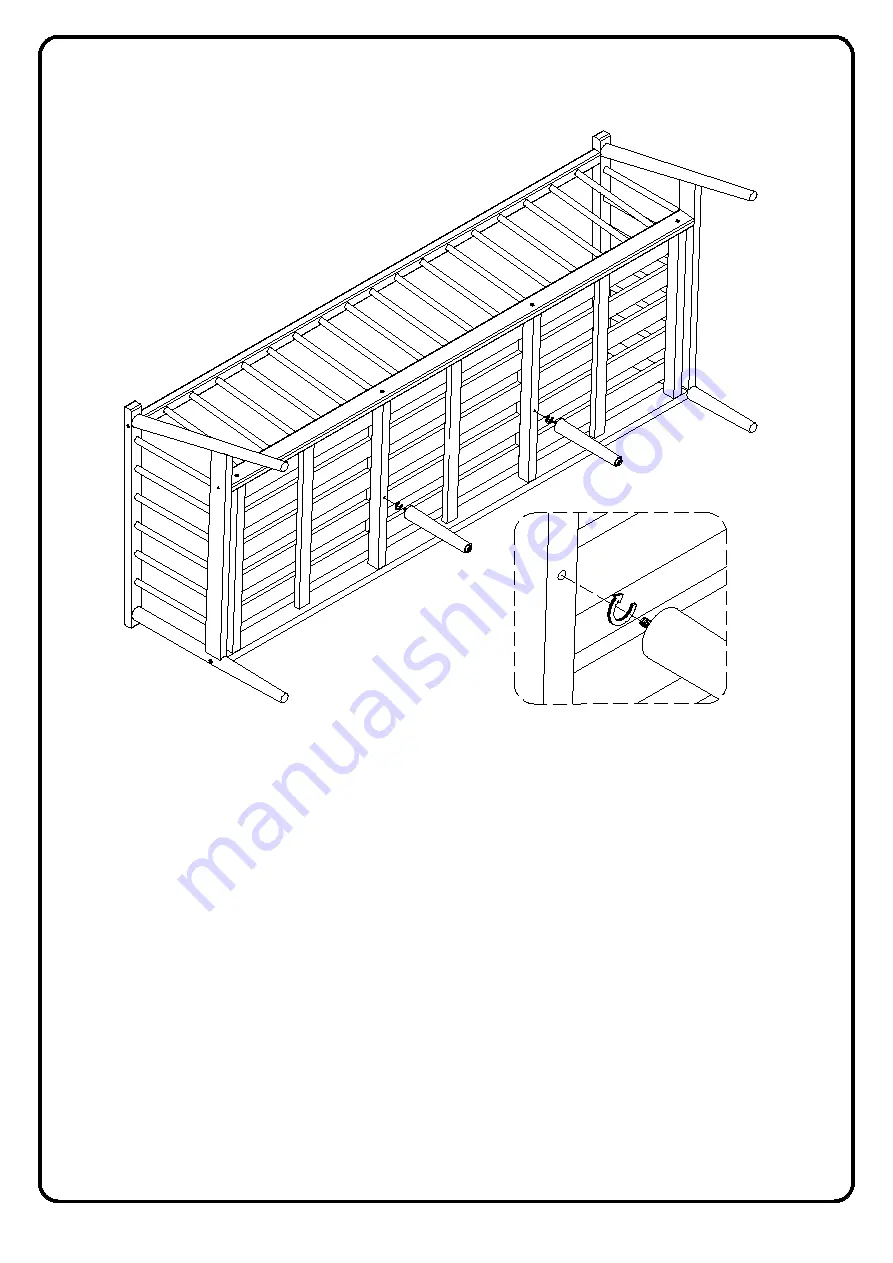 Walker Edison CIROD3L Assembly Instructions Manual Download Page 11