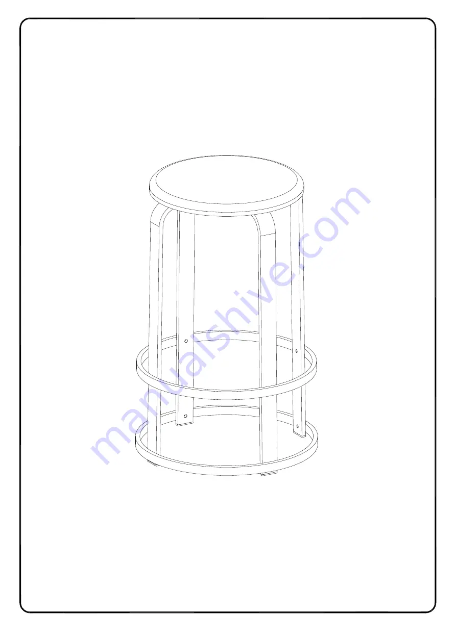 Walker Edison CLDK26B Assembly Instructions Manual Download Page 10