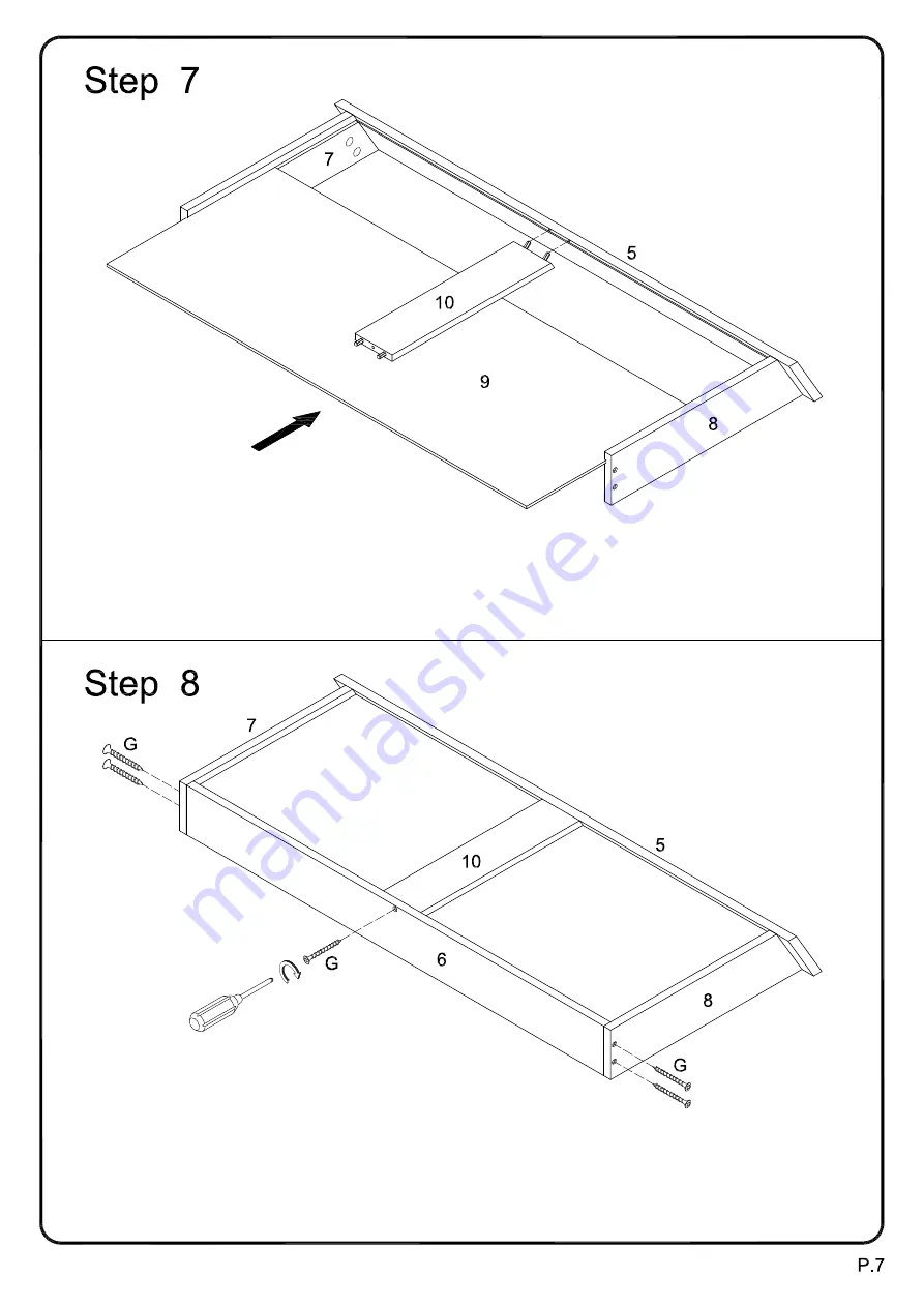 Walker Edison D48X30 Скачать руководство пользователя страница 7