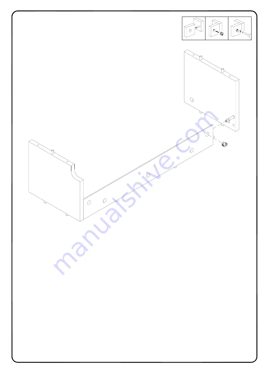 Walker Edison HAMMF3F Assembly Instructions Manual Download Page 15