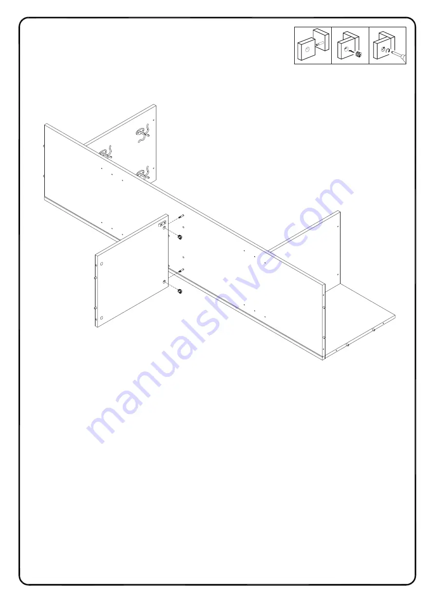 Walker Edison HT72SLD Assembly Instructions Manual Download Page 10