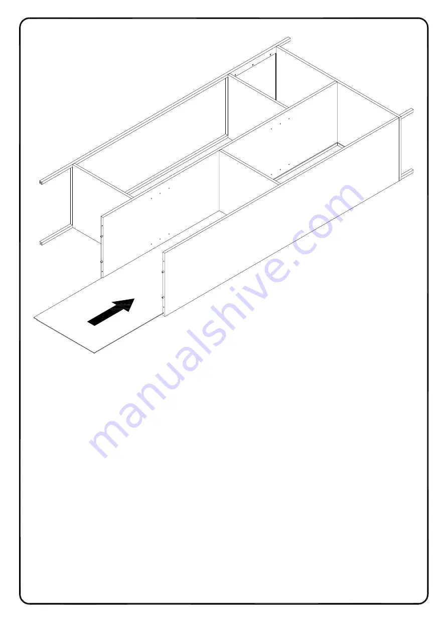 Walker Edison HT72SLD Assembly Instructions Manual Download Page 14