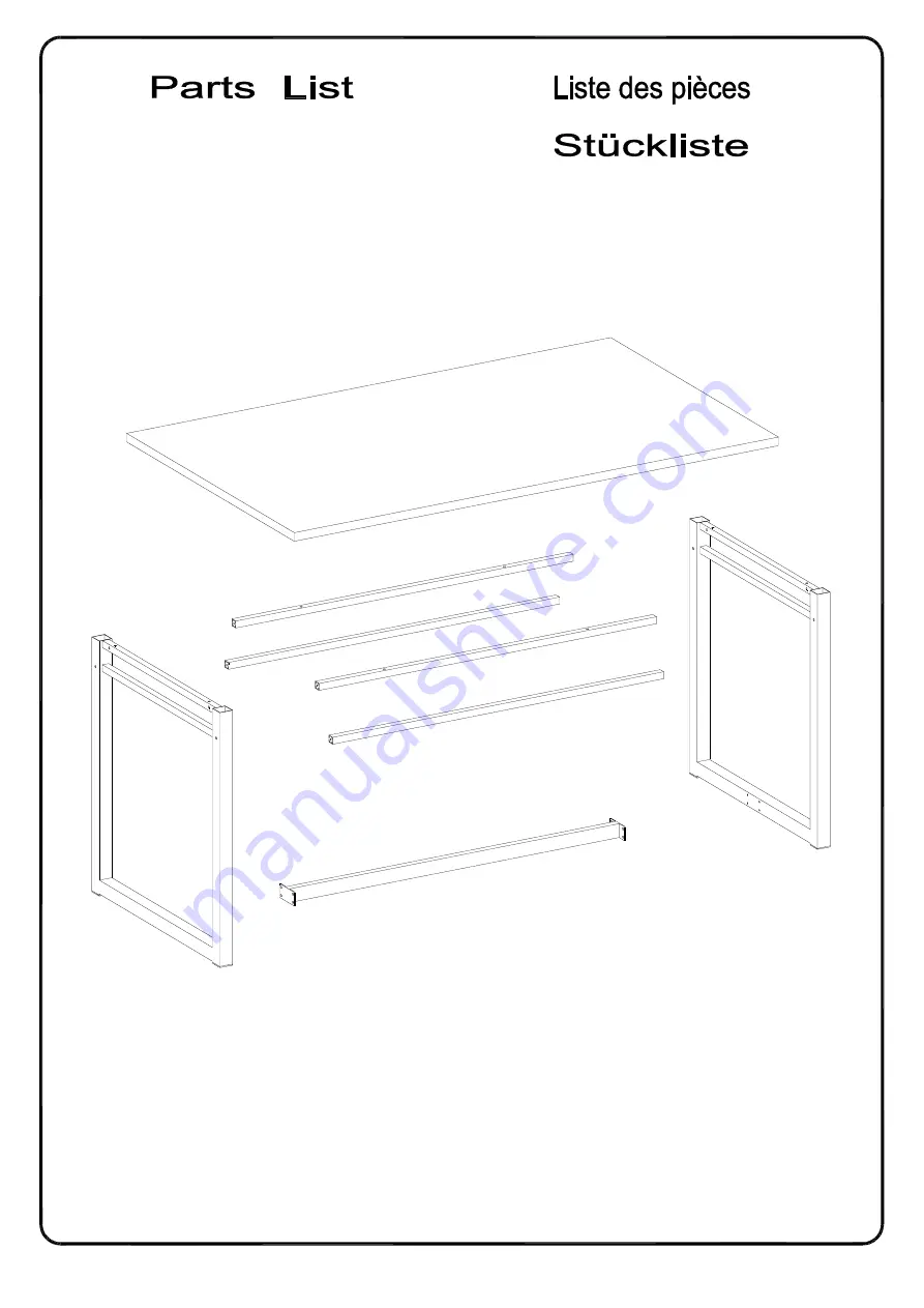 Walker Edison IAND2D Assembly Instructions Manual Download Page 4