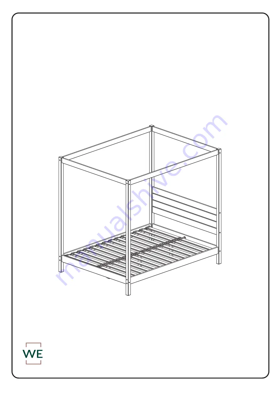 Walker Edison ISLB5C Assembly Instructions Manual Download Page 1