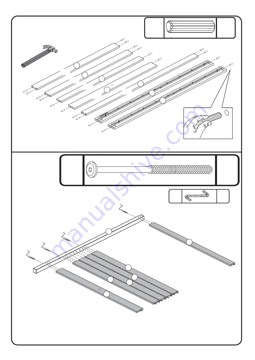 Walker Edison ISLB5C Assembly Instructions Manual Download Page 5