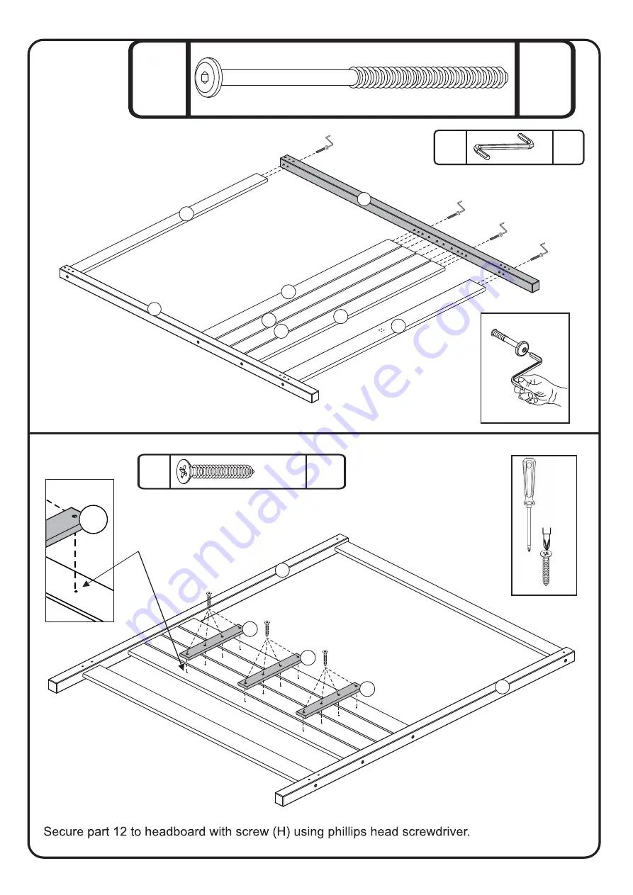 Walker Edison ISLB5C Assembly Instructions Manual Download Page 6