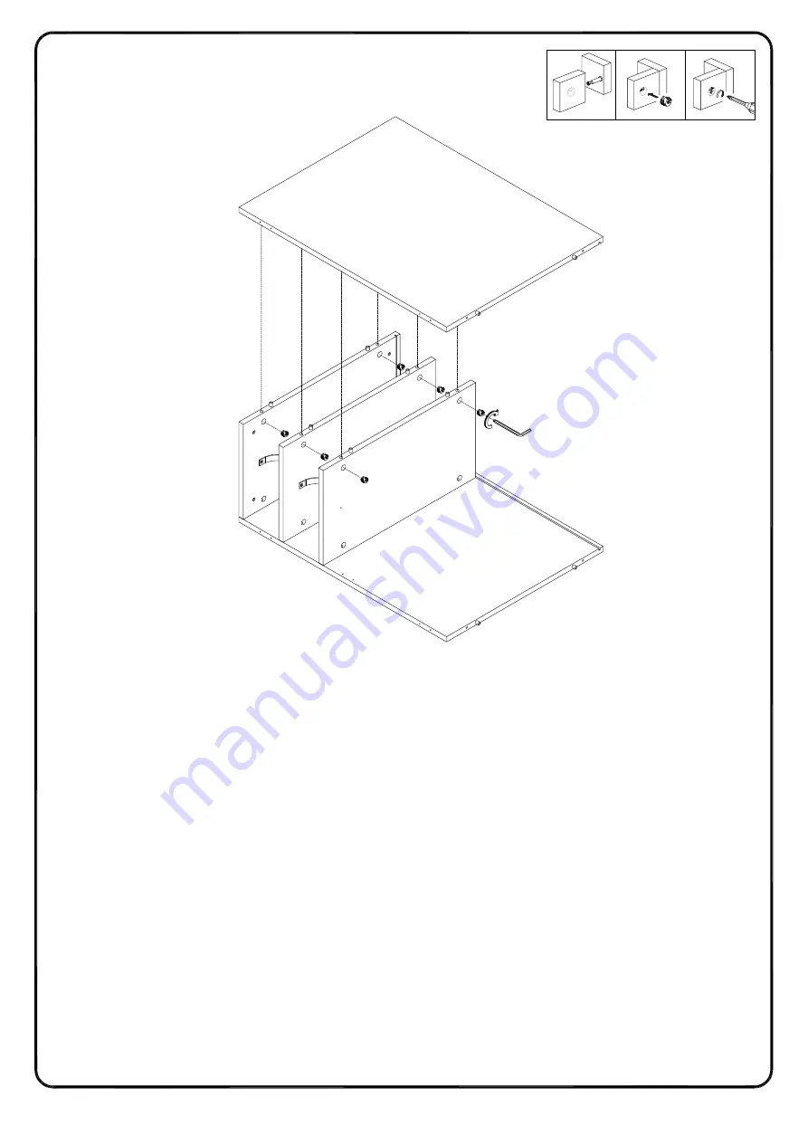 Walker Edison JAHO42CD Assembly Instructions Manual Download Page 17