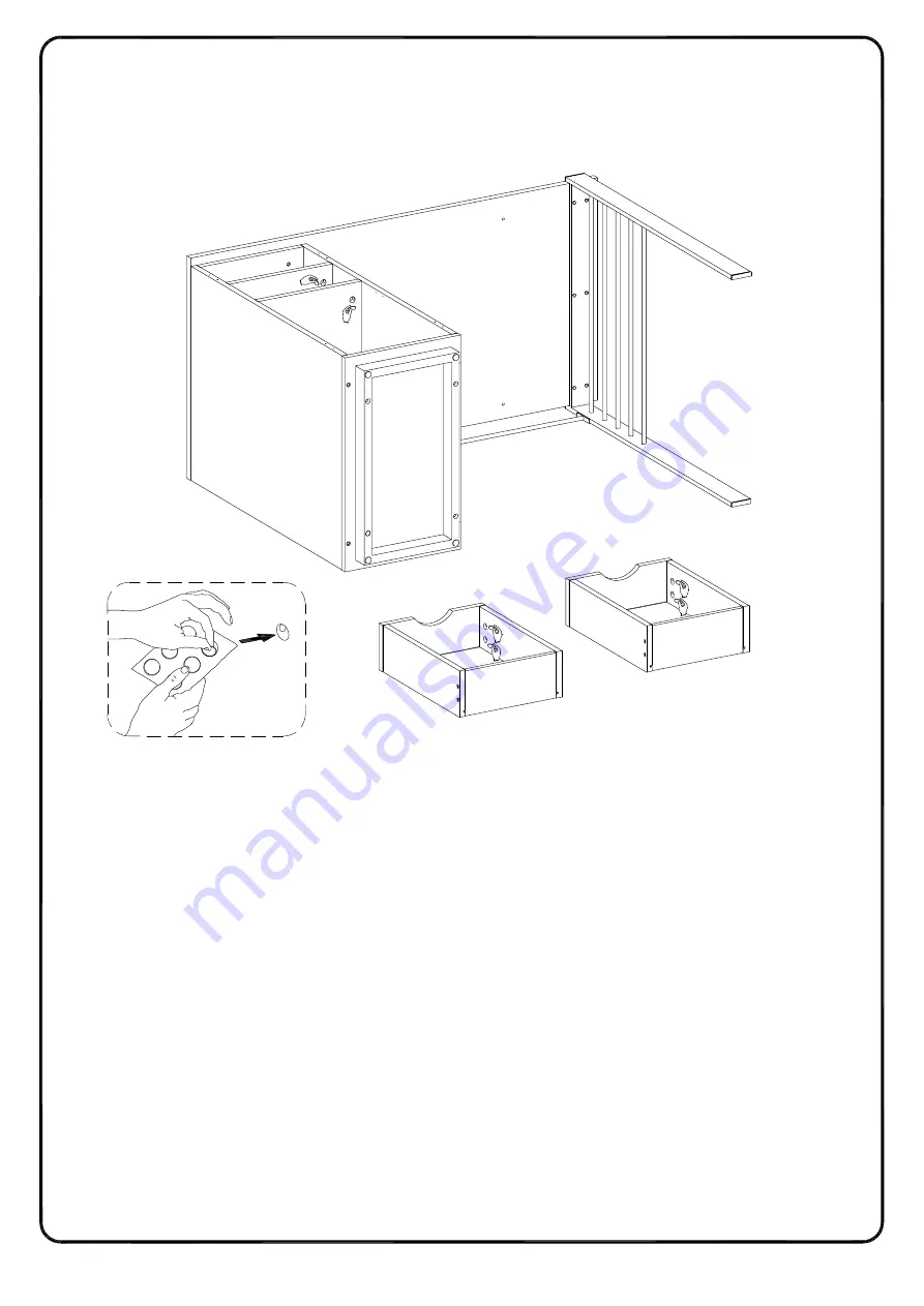 Walker Edison JAHO42CD Assembly Instructions Manual Download Page 25