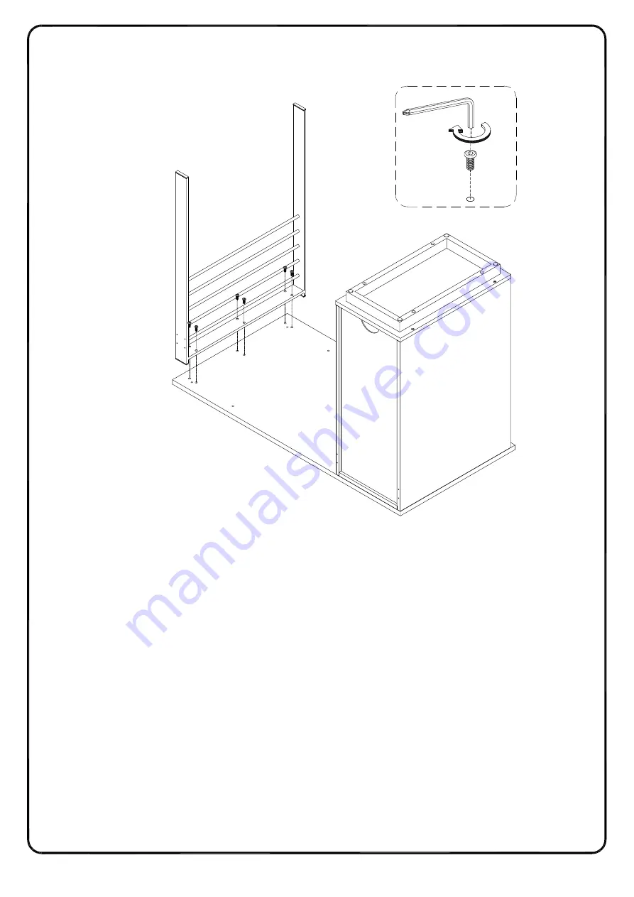 Walker Edison JAHO42CD Assembly Instructions Manual Download Page 34