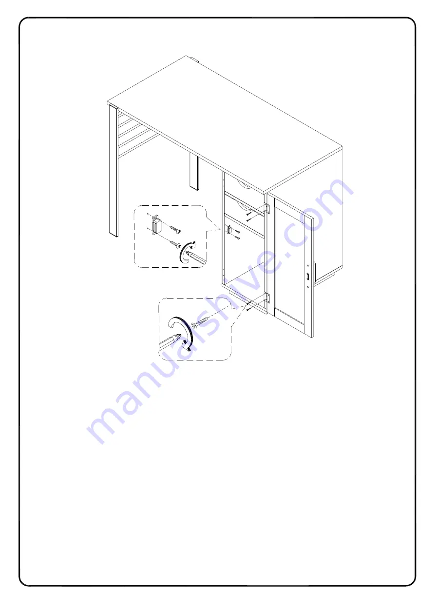 Walker Edison JAHO42CD Assembly Instructions Manual Download Page 39