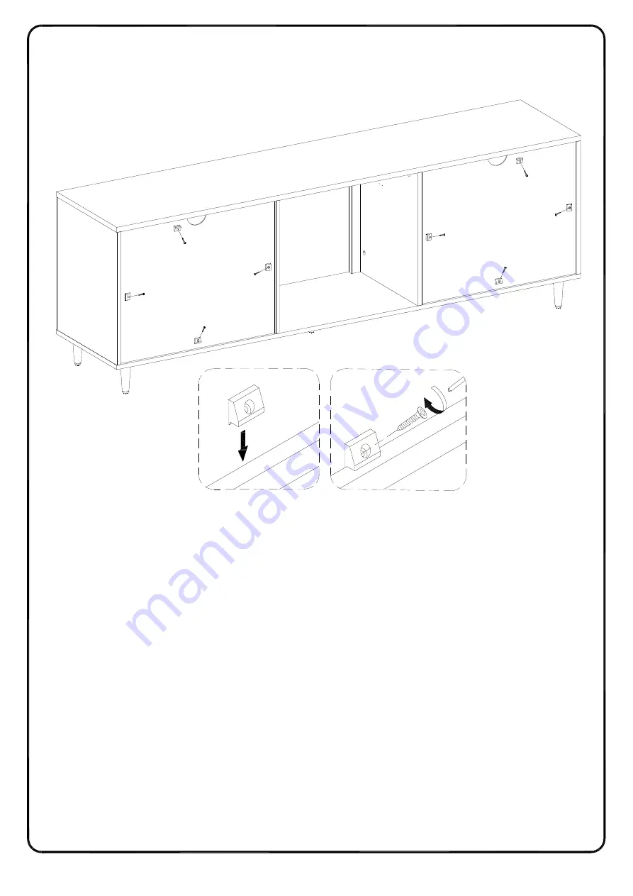 Walker Edison JLLF6F Assembly Instructions Manual Download Page 25