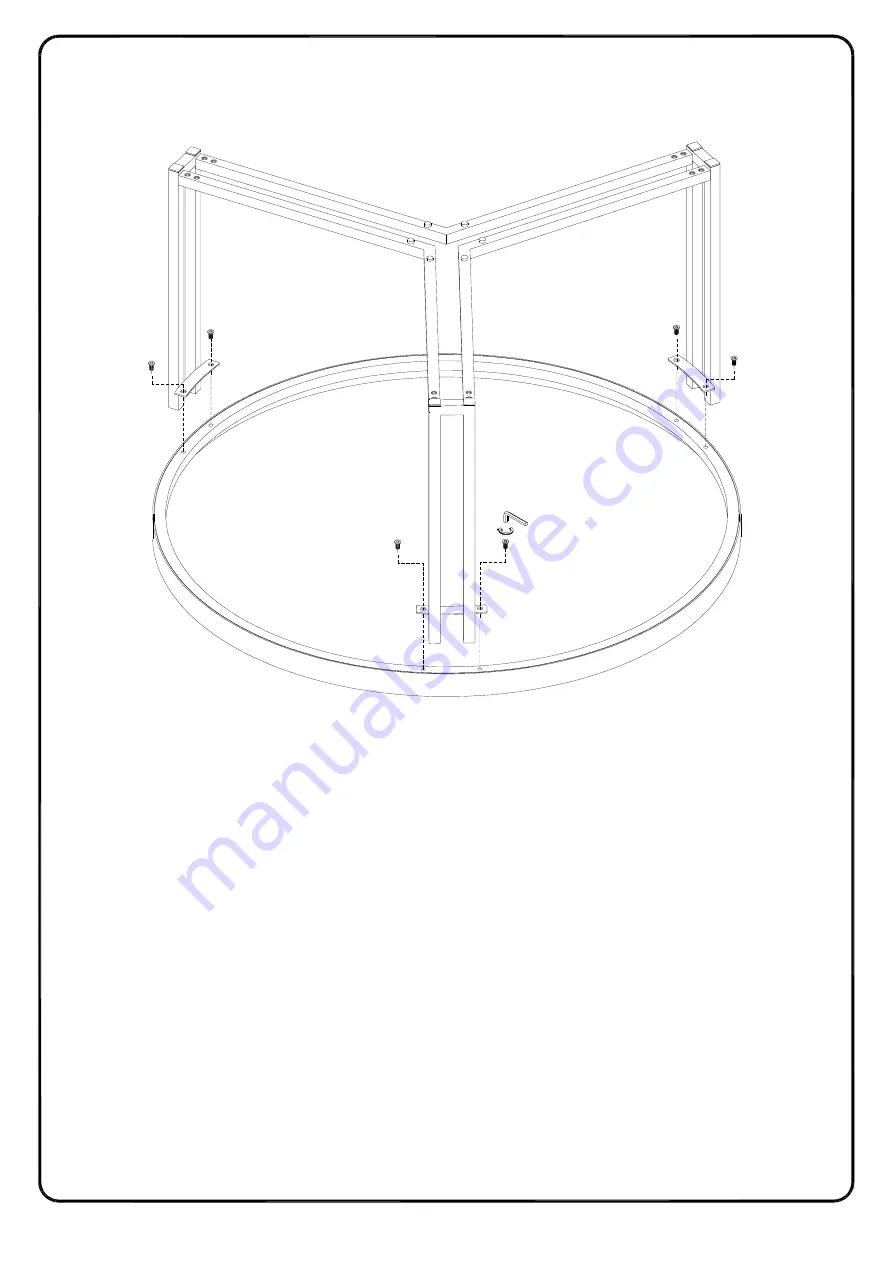 Walker Edison KENL1KG Assembly Instructions Manual Download Page 7