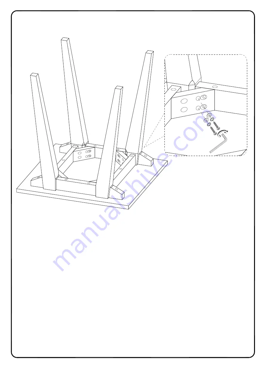 Walker Edison KOCL8K Assembly Instructions Manual Download Page 6