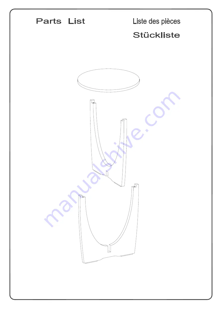 Walker Edison LNAL8K Assembly Instructions Manual Download Page 4