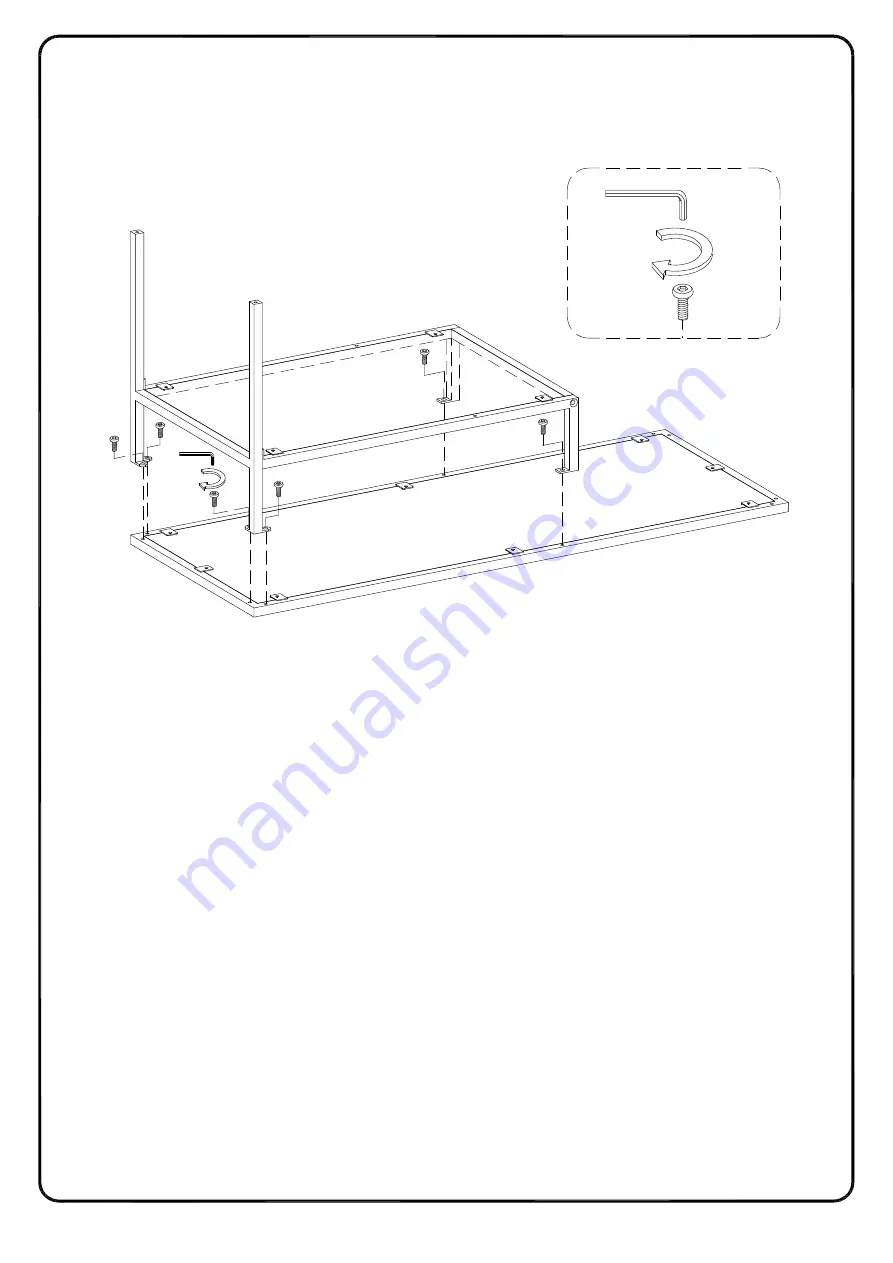 Walker Edison MAYM9E Assembly Instructions Manual Download Page 16