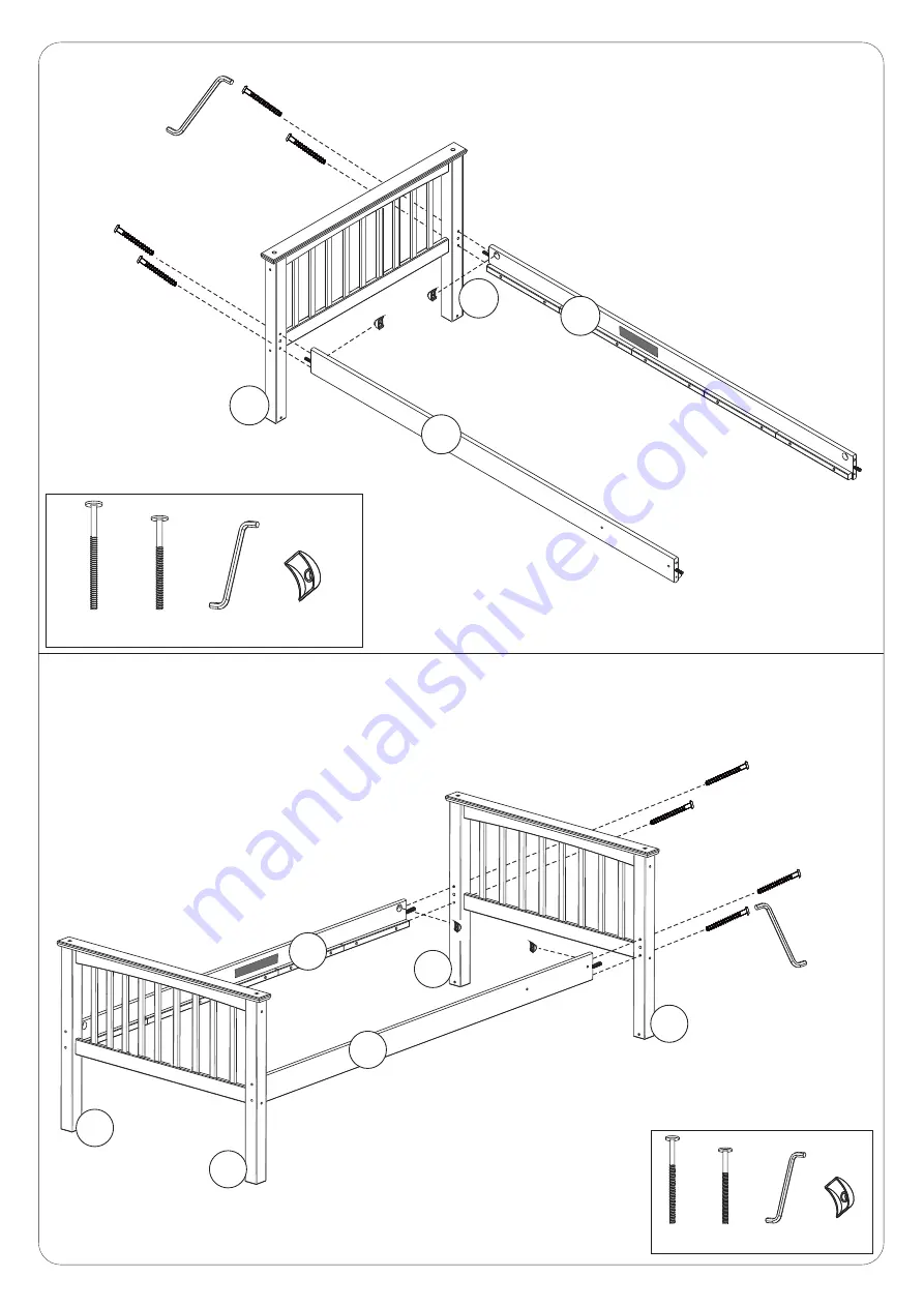 Walker Edison Mission BWTOTMS Assembly Instructions Manual Download Page 10