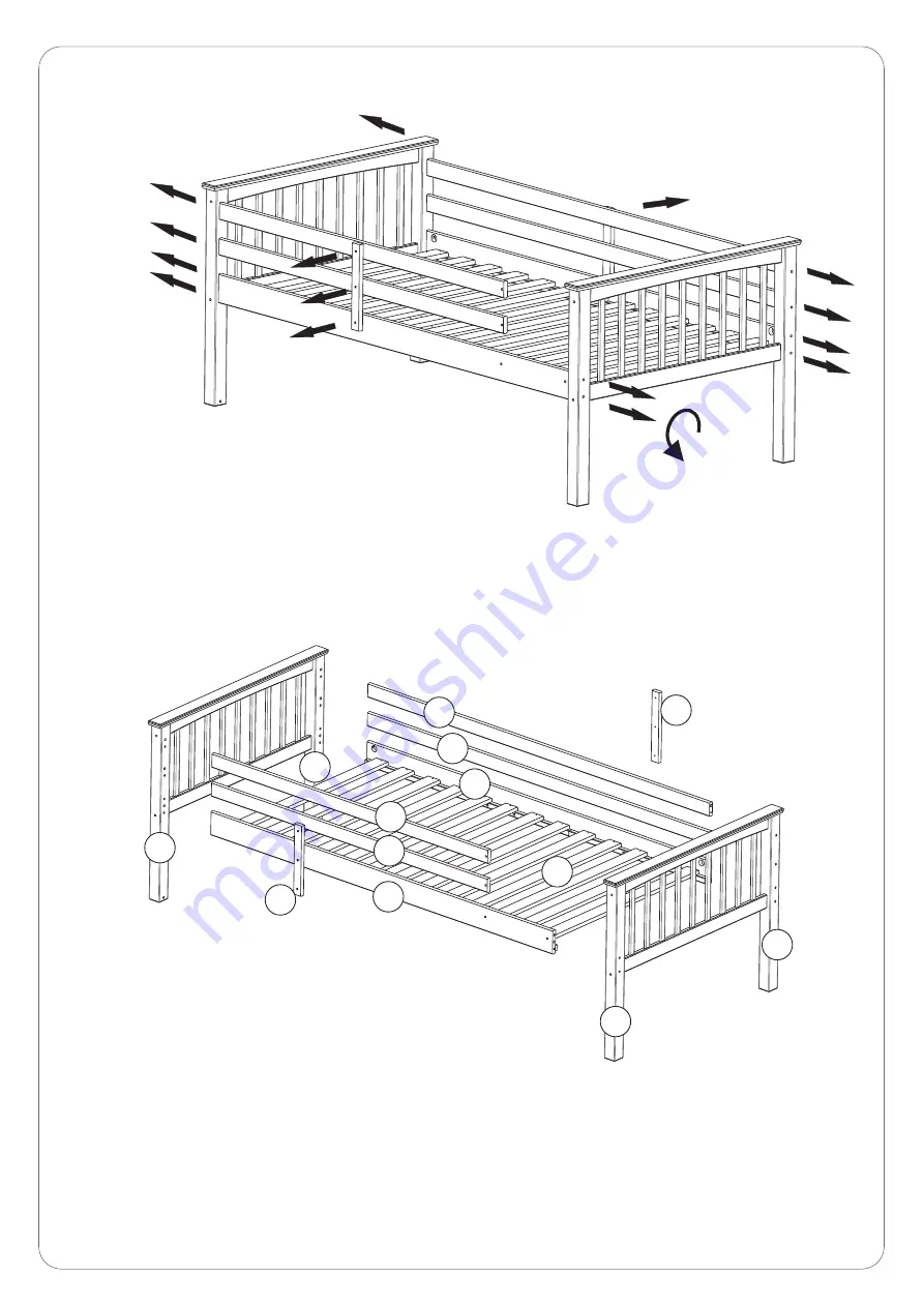 Walker Edison Mission BWTOTMS Assembly Instructions Manual Download Page 19