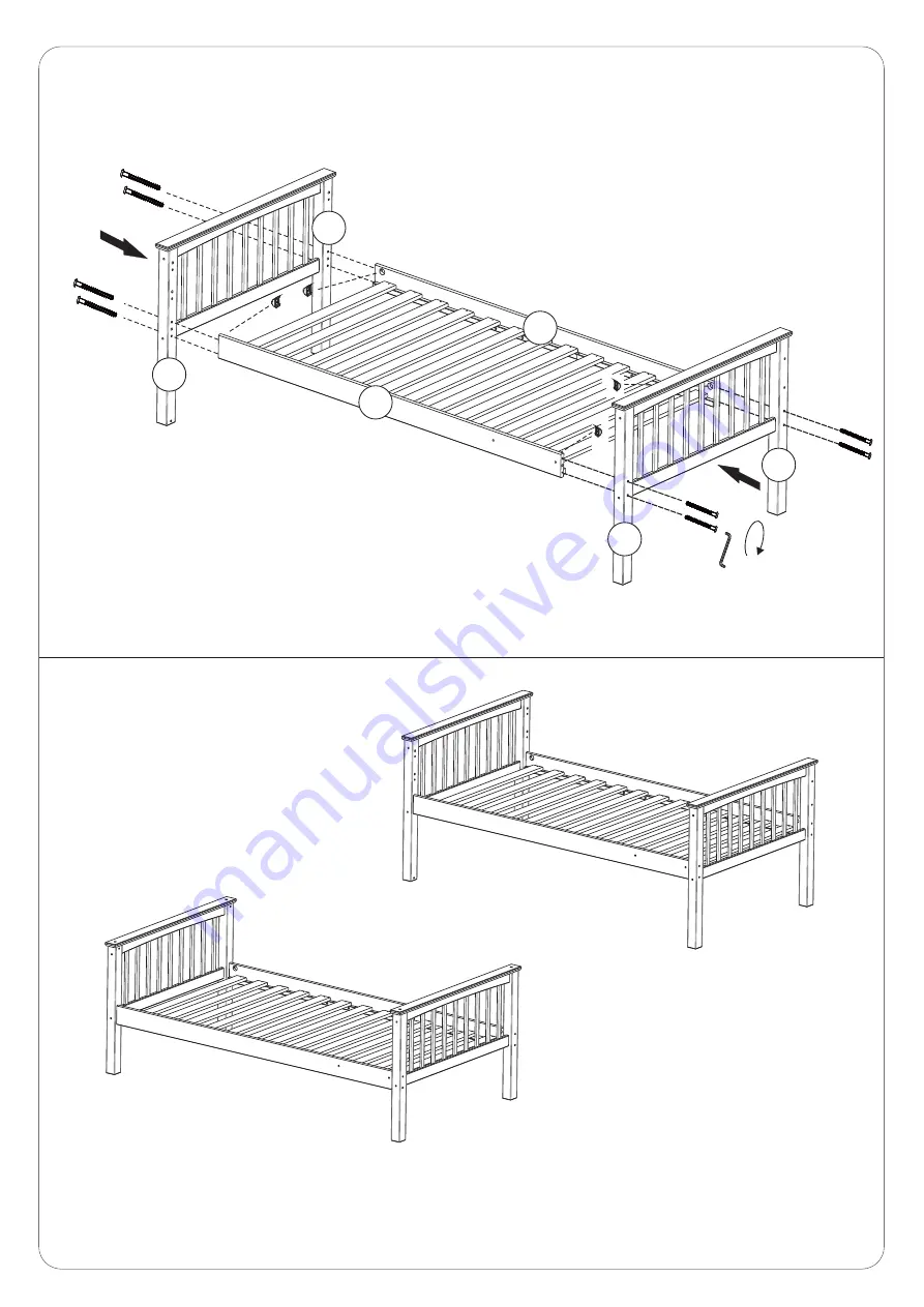 Walker Edison Mission BWTOTMS Assembly Instructions Manual Download Page 20