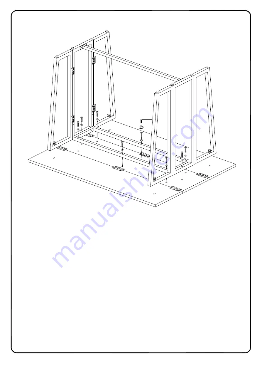 Walker Edison MMDK48DT Assembly Instructions Manual Download Page 13