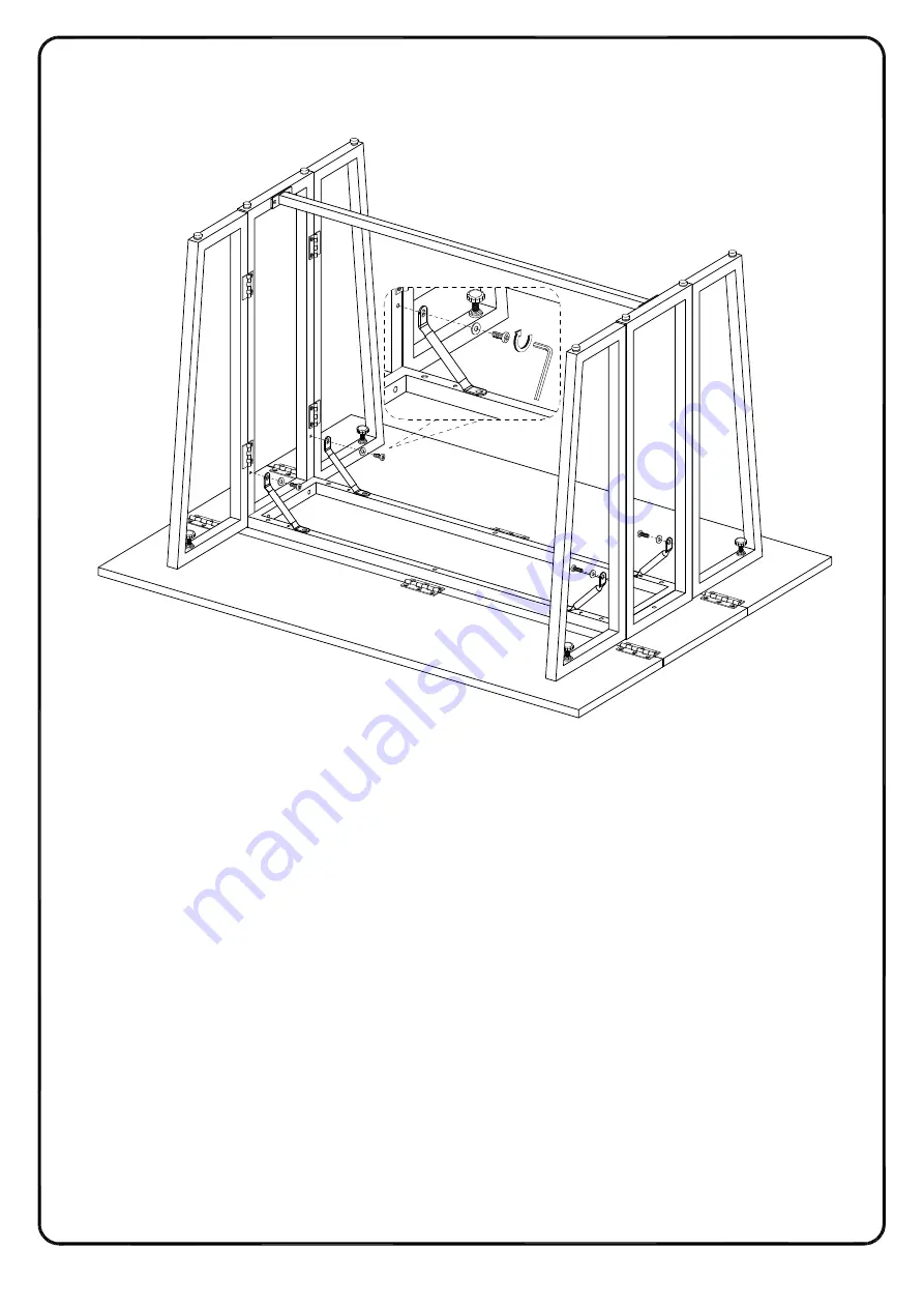 Walker Edison MMDK48DT Assembly Instructions Manual Download Page 14