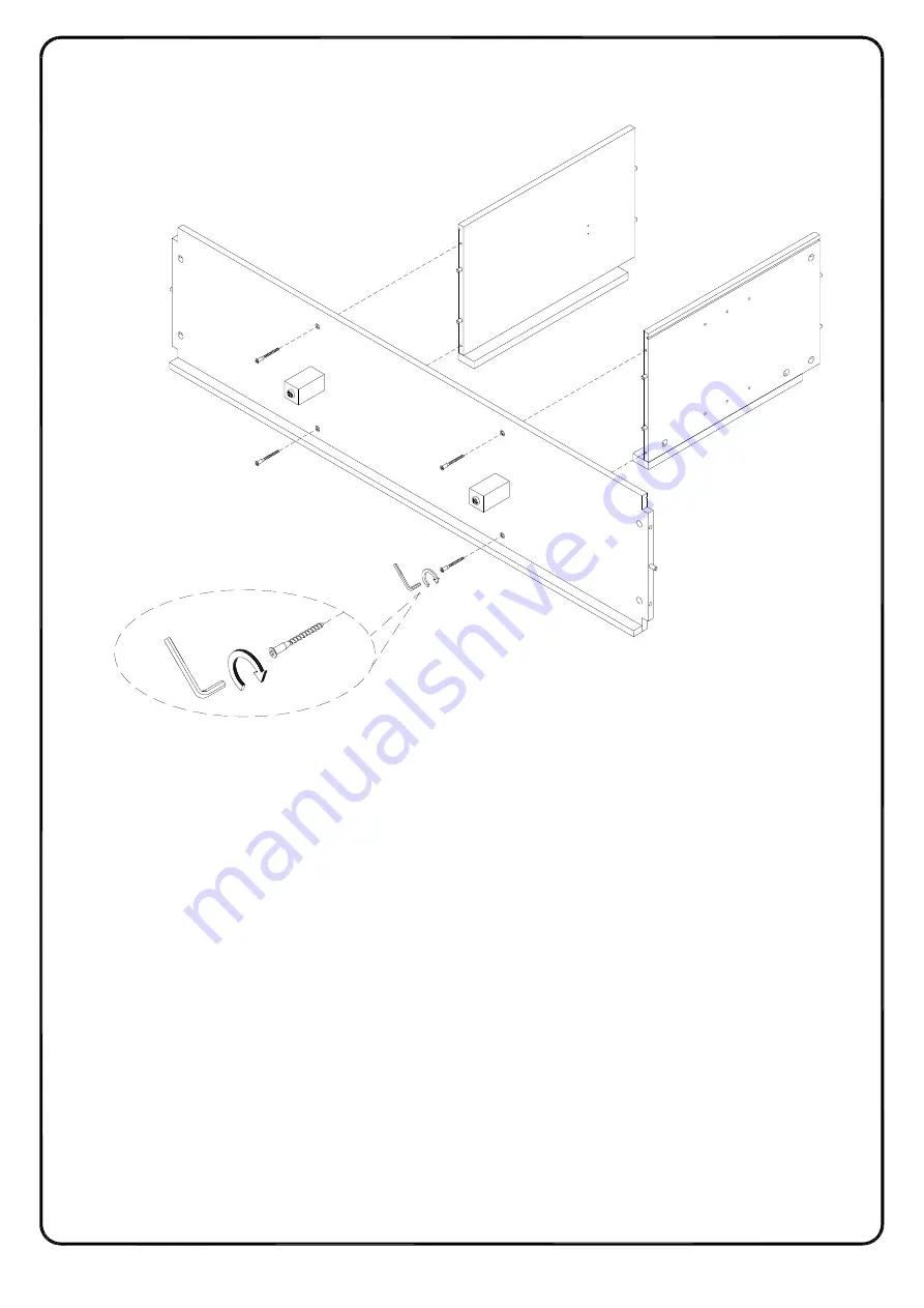 Walker Edison MSF58FC Assembly Instructions Manual Download Page 16