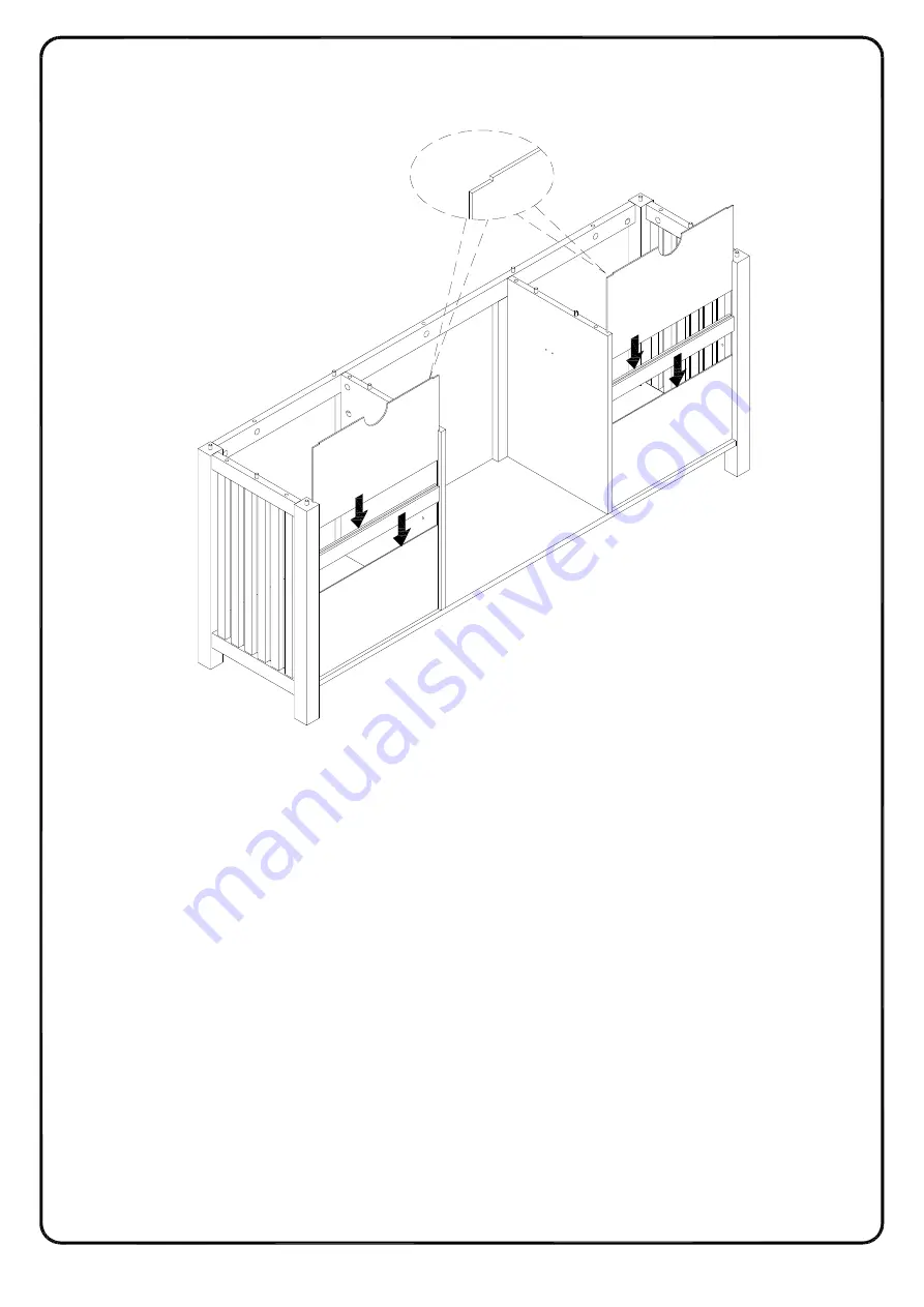 Walker Edison MSF58FC Assembly Instructions Manual Download Page 21