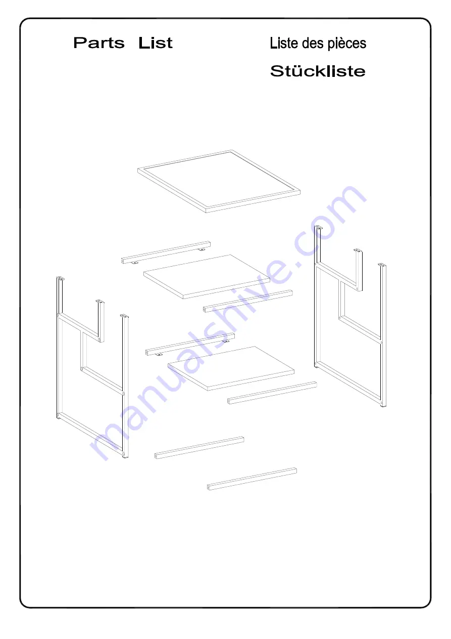 Walker Edison MYO16ST Assembly Instructions Manual Download Page 4