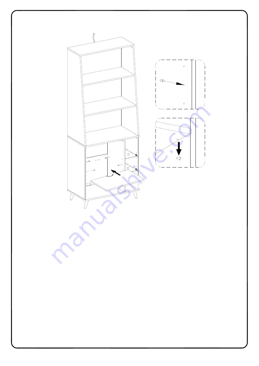 Walker Edison NORH1G Assembly Instructions Manual Download Page 34