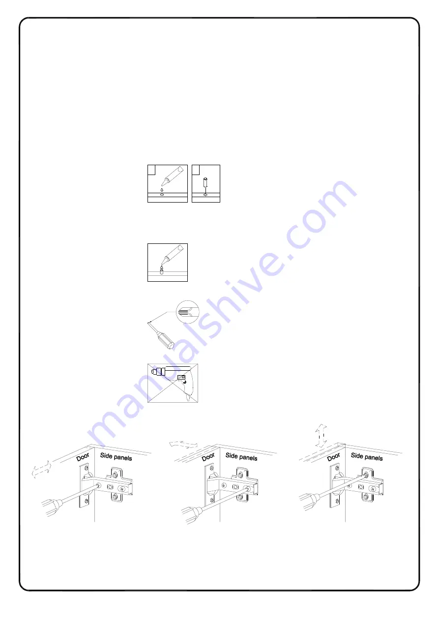 Walker Edison NORMHO42 Assembly Instructions Manual Download Page 2