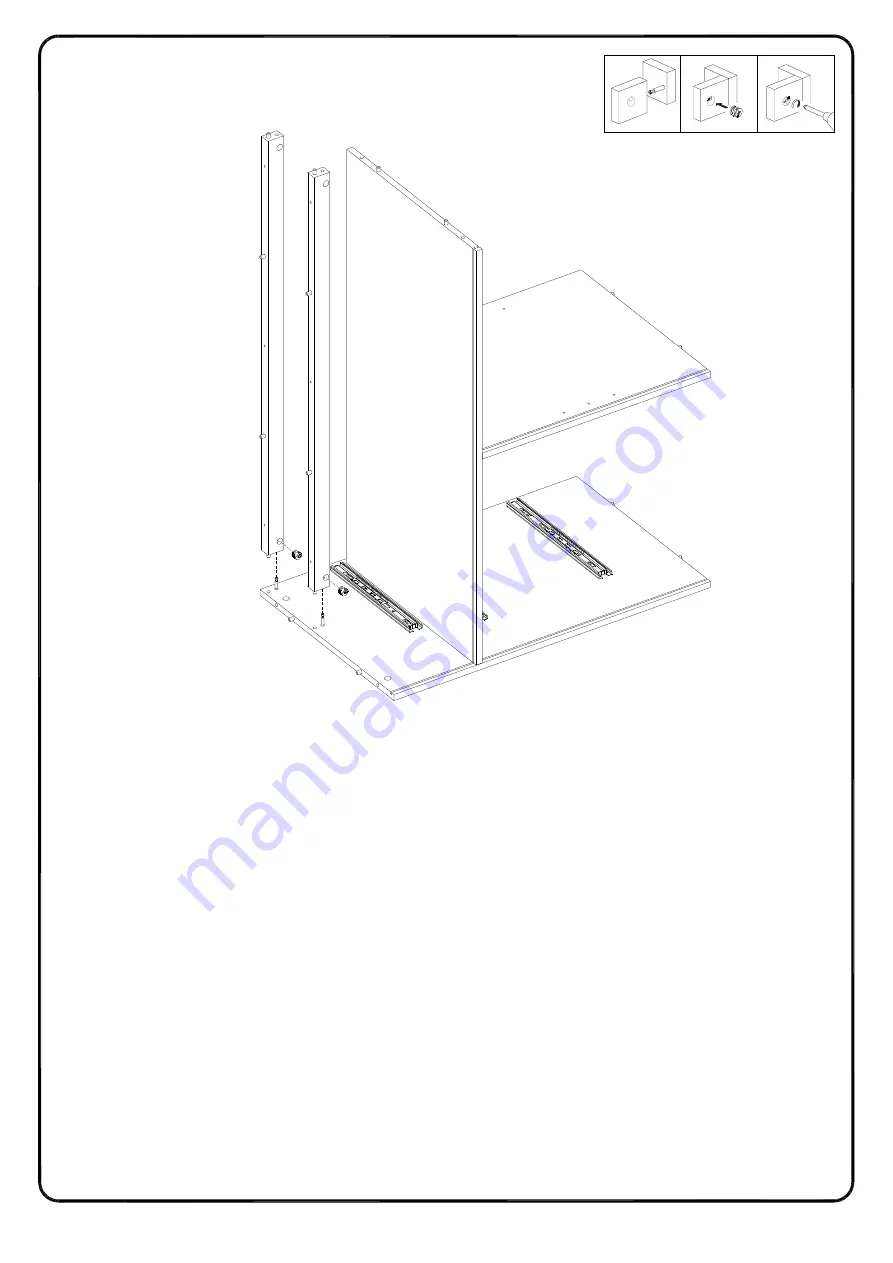 Walker Edison NORMHO42 Assembly Instructions Manual Download Page 23