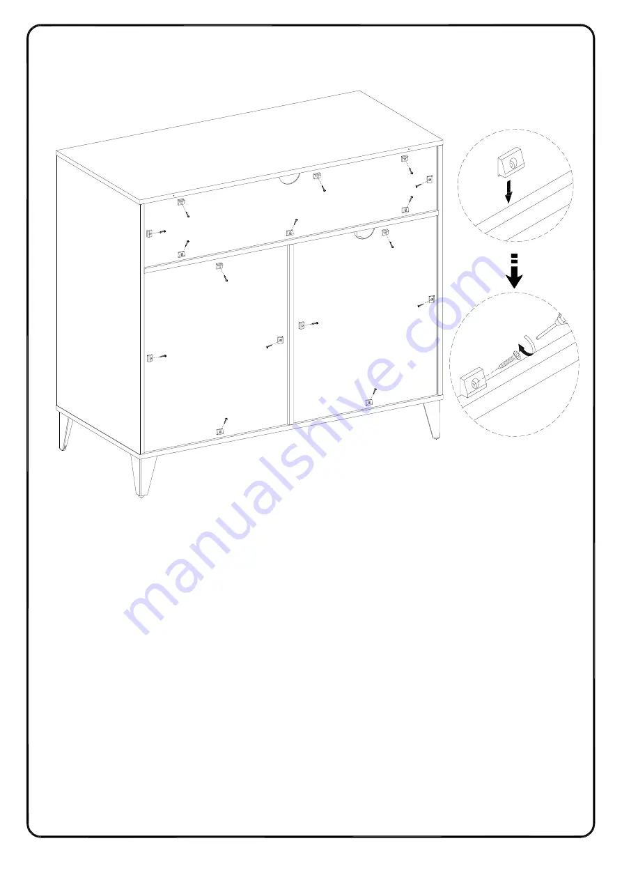 Walker Edison NORMHO42 Assembly Instructions Manual Download Page 31