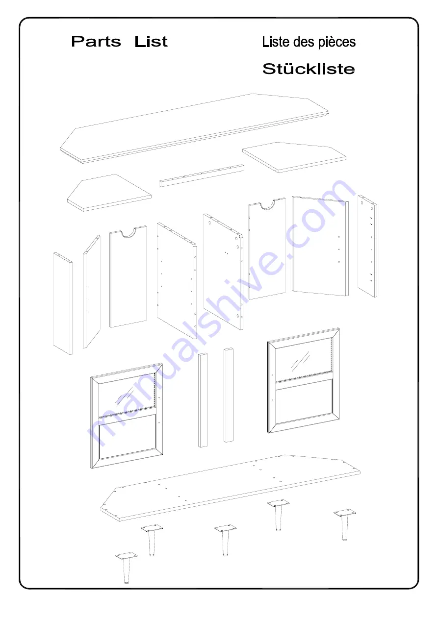 Walker Edison OWF54CFP Assembly Instructions Manual Download Page 6