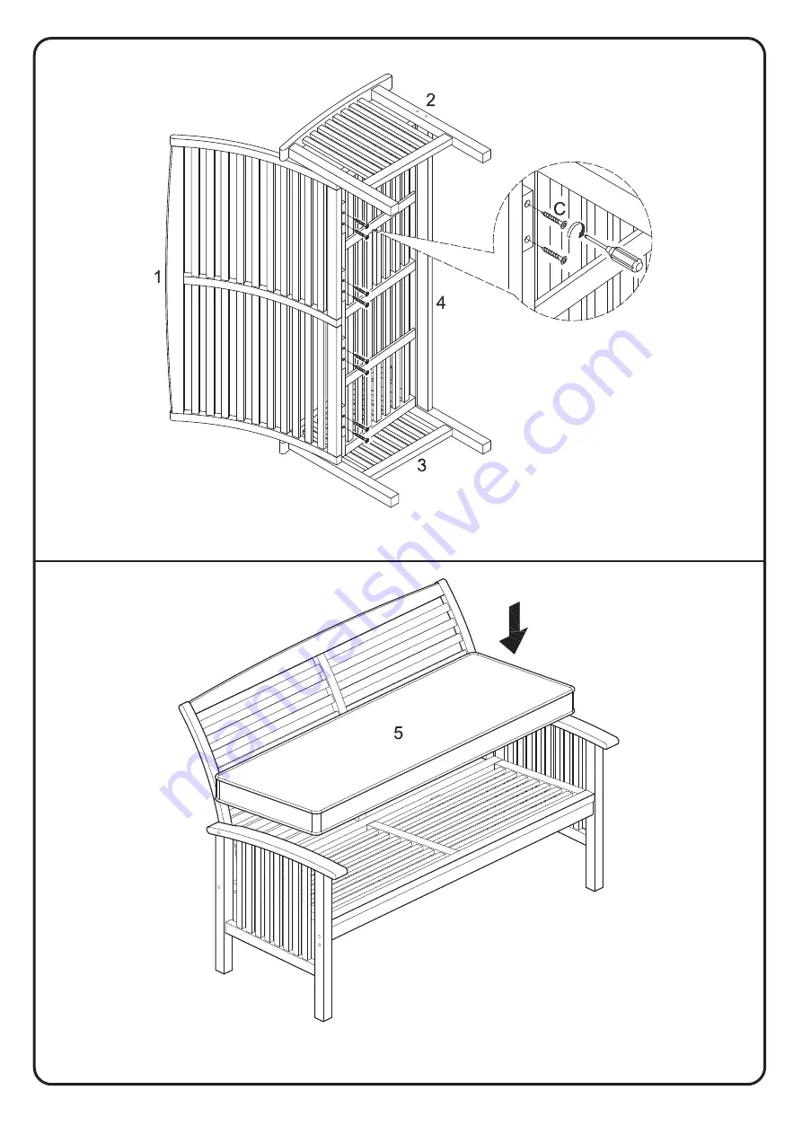 Walker Edison OWLS Assembly Instructions Manual Download Page 7